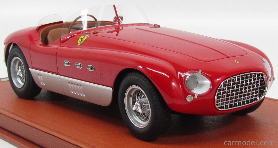 Achetez BBR1852D-VET - Bbr 1:18 BBR Ferrari 340Mm S/N0318 1953 Con Vetrina With Showcase Red BBR1852D-VET ( - Véhicules de route