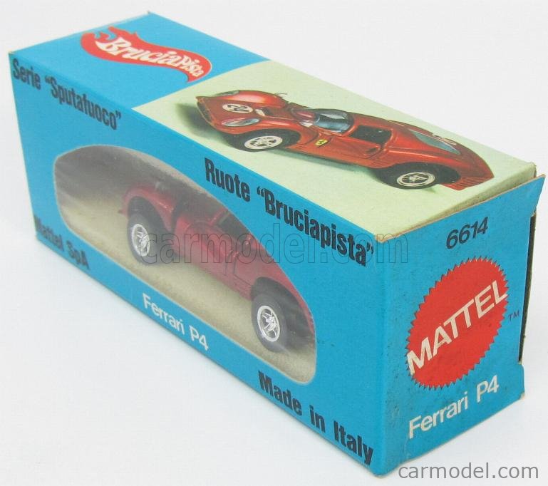 MEBETOYS MATTEL 6614 Scala 1/43 | FERRARI P4 N 24 1967 RED MET