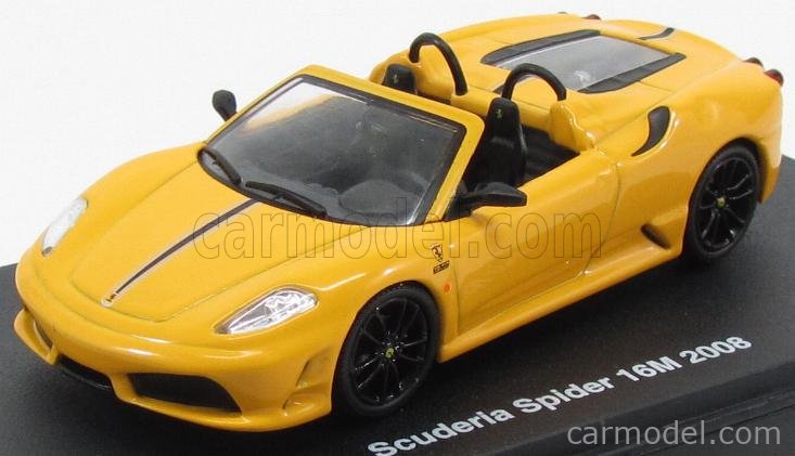 ミニカー　1/43 Ferrari Scuderia Spider 16M(イエロー) [LS342B] EDICOLA ABFGT004 Scale 1/43 | FERRARI F430 SCUDERIA 16M