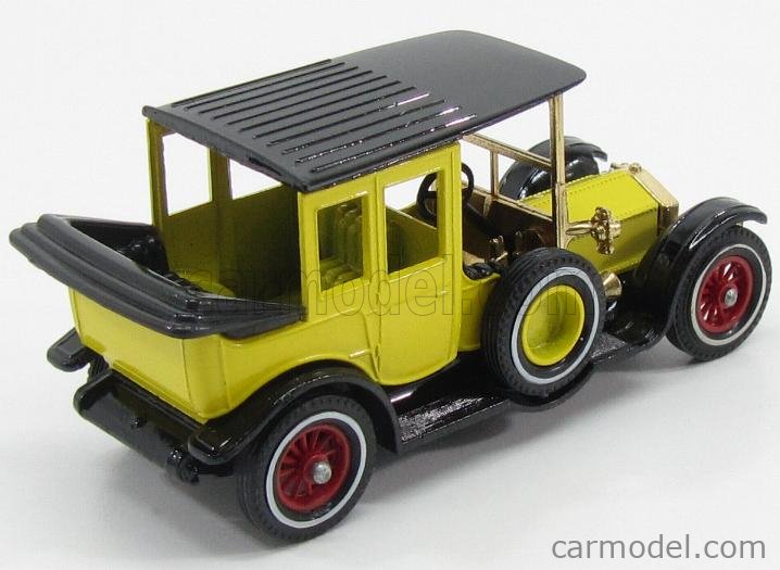 Solido 1/43 - Rolls Royce Cabriolet Jaune Et Noire - Diecast 4077