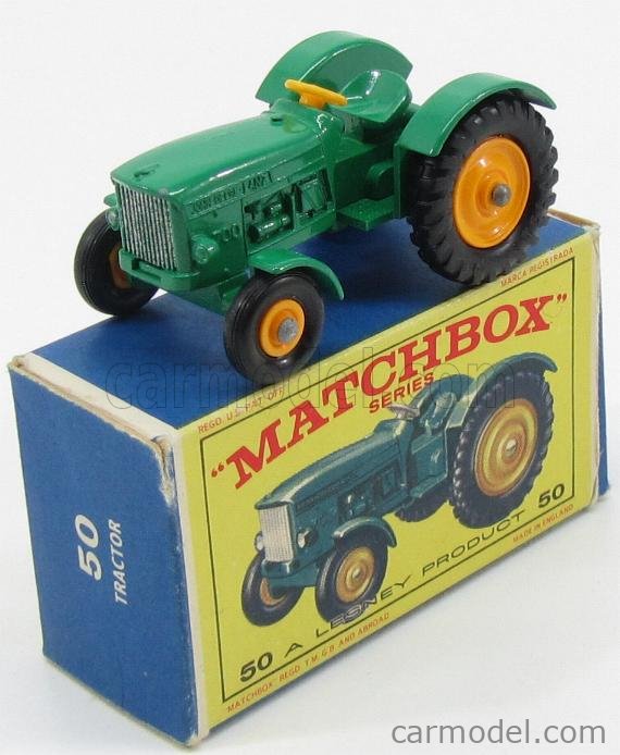 MATCHBOX 50 Echelle 1 66 JOHN DEERE LANZ 700 TRACTOR GREEN