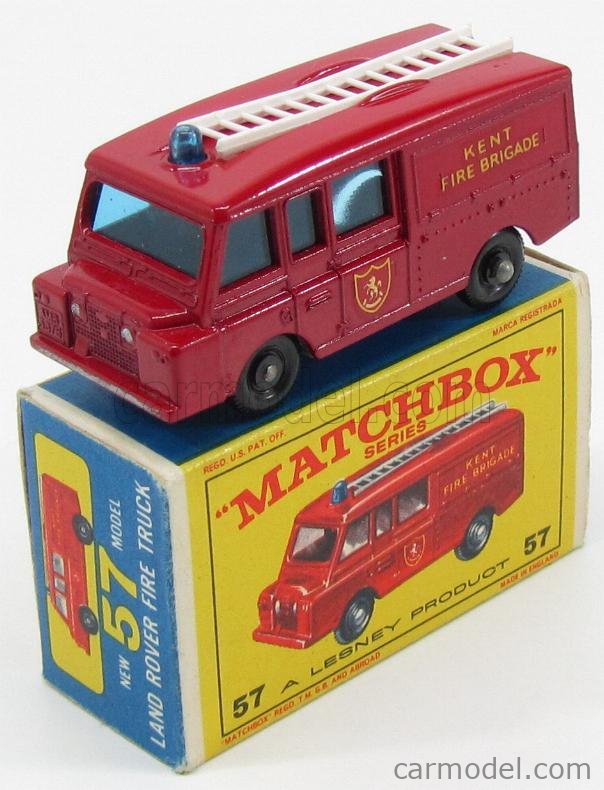 LAND ROVER - LAND FIRE ENGINE TRUCK WITH SCALE