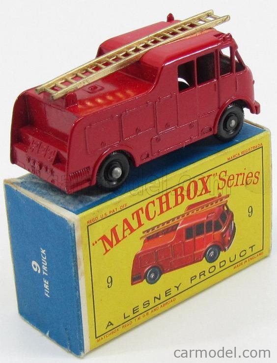 MATCHBOX No.9aDENNING FIRE ESCAPE ENGINE FIRE ESCAPE