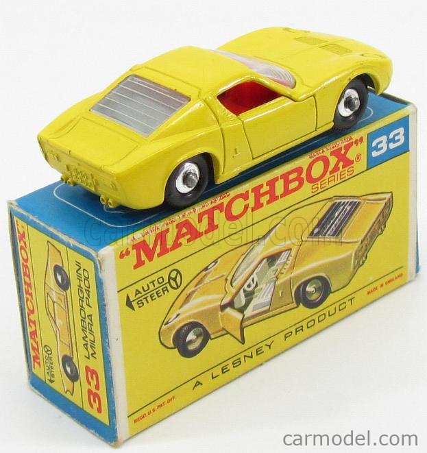 楽ギフ_のし宛書 マッチボックス ランボルギーニミウラ MATCHBOX No.33