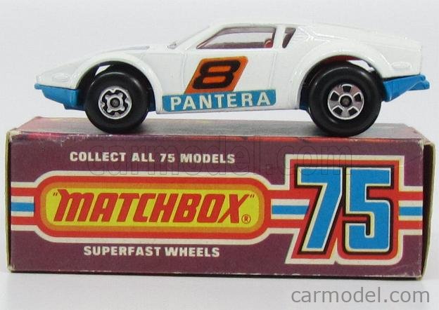 MATCHBOX 8 Scale 1/66 | DE TOMASO PANTERA N 8 WHITE