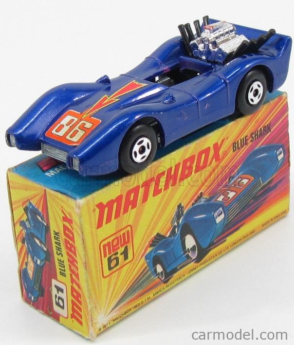 MATCHBOX 61 Scale 1/66 | MATCHBOX BLUE SHARK N 86 BLUE MET