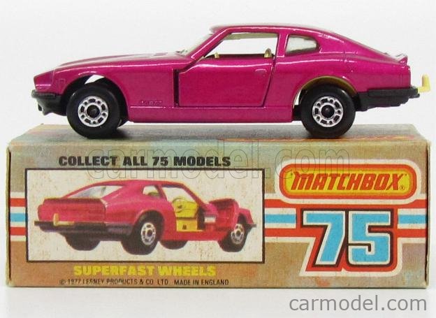 MATCHBOX 67 Scale 1/66 | NISSAN DATSUN 260-7 PINK MET