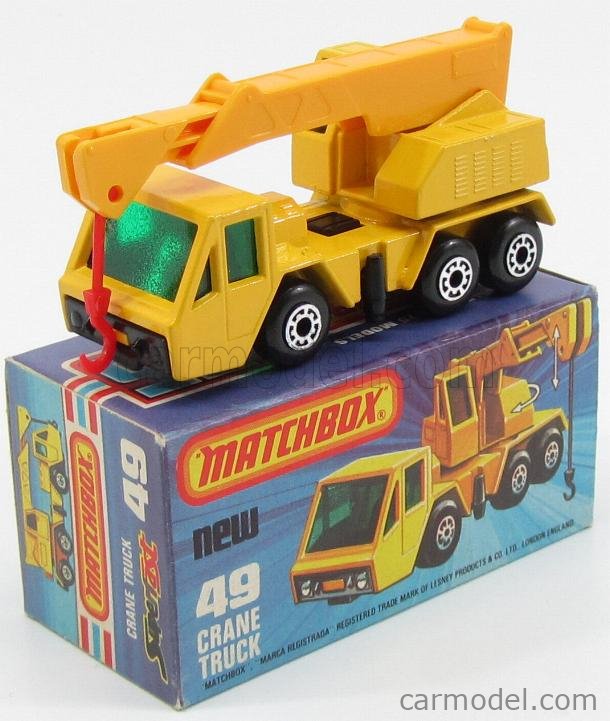 Matchbox store crane truck