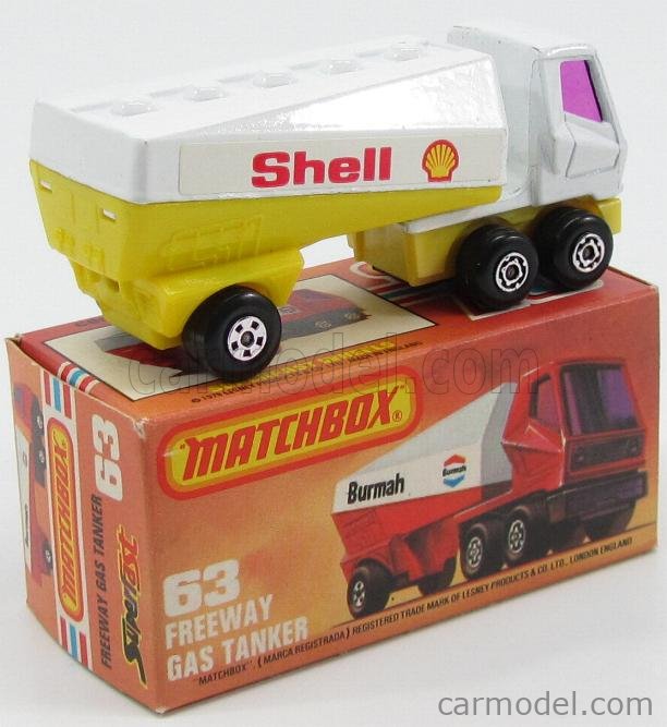 Miniature Camion-citerne Matchbox Superfast N°63 - Vintage 1973 - Occasion (collection)