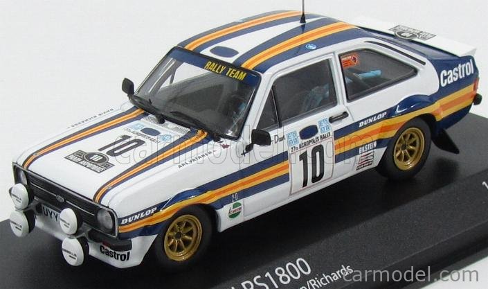 MINICHAMPS 400808410 Scale 1/43 | FORD ENGLAND ESCORT MKII RS1800 N 10 ...