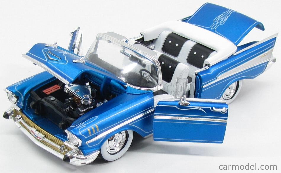 Lotto 3 Modellini M2 Machines 2024 &ndash; 1957 Chevrolet Bel Air Custom &amp; Impala Limo In Scala 1/64