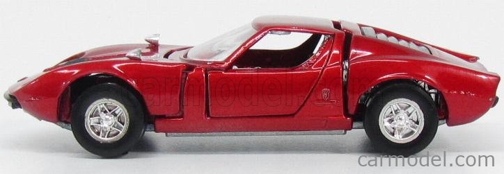 MEBETOYS MATTEL 6605 Scale 1/43 | LAMBORGHINI MIURA P400 RED MET