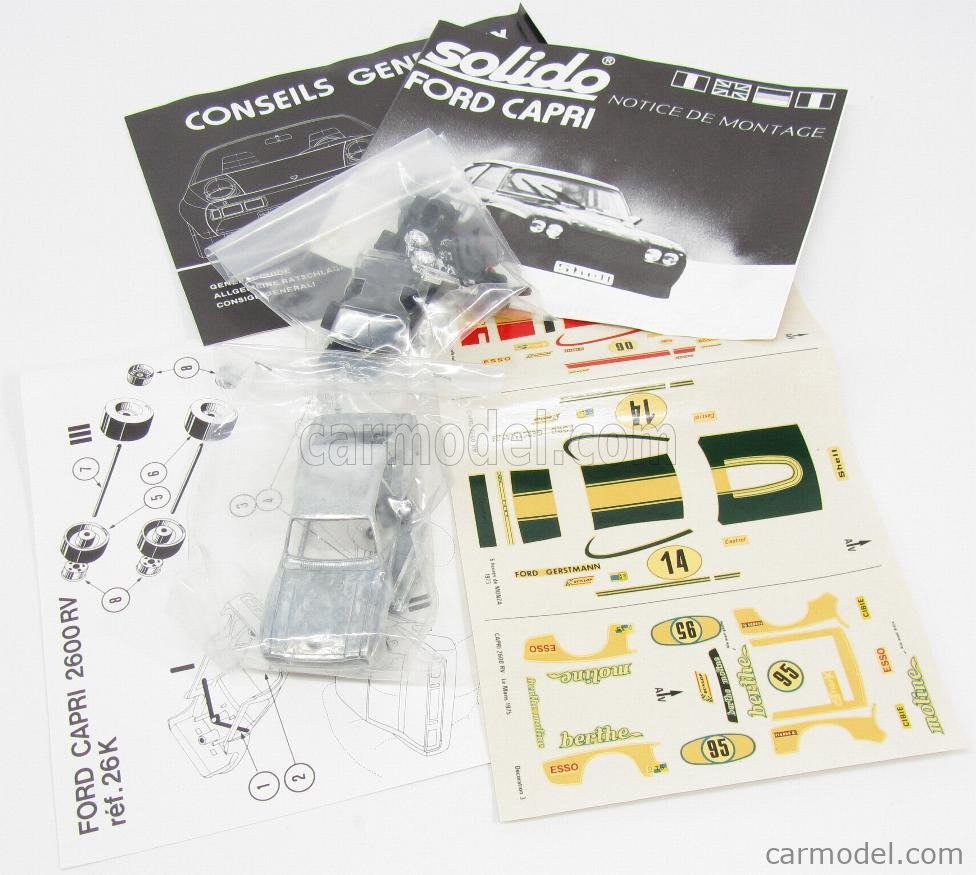 Ford Capri LM N°90 – 24h Du Mans 1974 – Solido 1/43 – Occasion