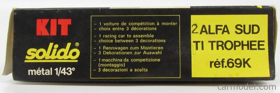 SOLIDO KIT ALFA Romeo GTV EUR 24,99 - FR