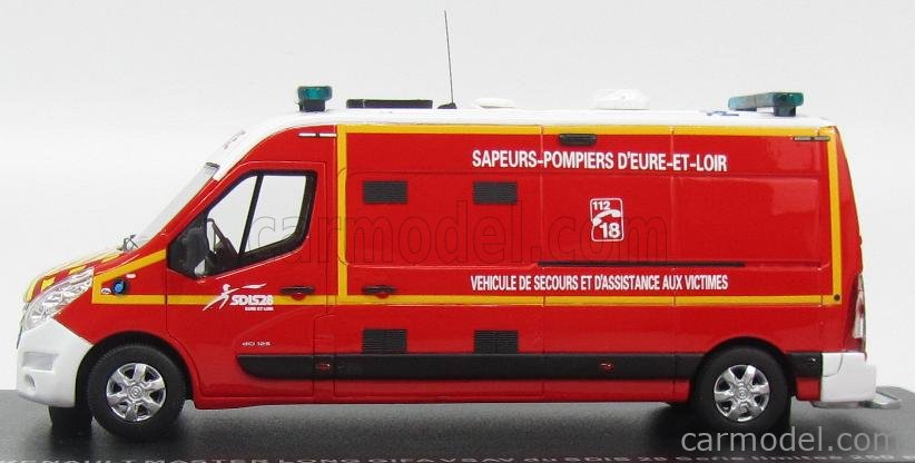 Brancard Ambulance 1/43 Pompier Samu 
