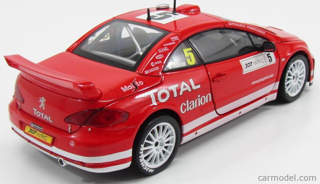 MAISTO 38693 Масштаб 1/18 | PEUGEOT 307 WRC N 5 RALLY