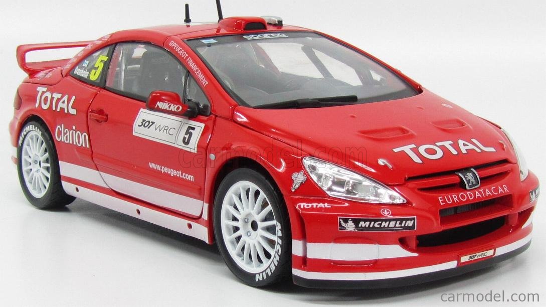 MAISTO 38693 Scale 1/18 | PEUGEOT 307 WRC N 5 RALLY