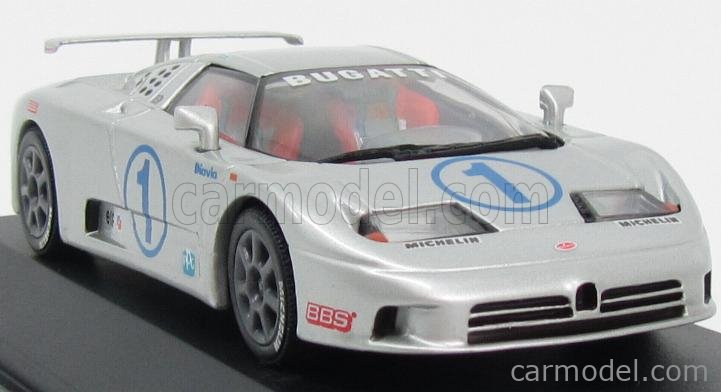 Miniature Minichamps 1/43 – Bugatti EB110 Rouge – Occasion – Boîte Incluse