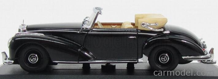 MINICHAMPS MIN032330 Scale 1/43 | MERCEDES BENZ 300S CABRIOLET 1951 BLACK