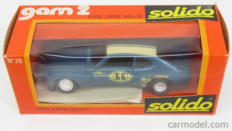 Ixo 1:43 Ford Capri 2600 #10 2nd Rallye Rajd Polski 1972 Röhrl, Berger Ixo 1:43 Ford Capri 2600 #10 2nd Rallye Rajd Polski 1972 Röhrl, Berger