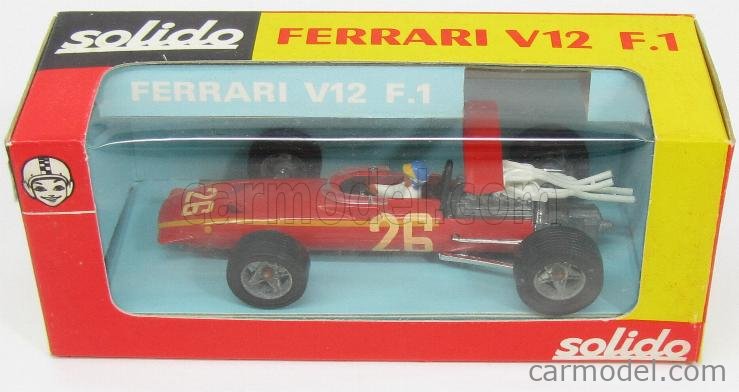 Modellino Ferrari F1 V12 1969 Solido - TELOVENDOIO