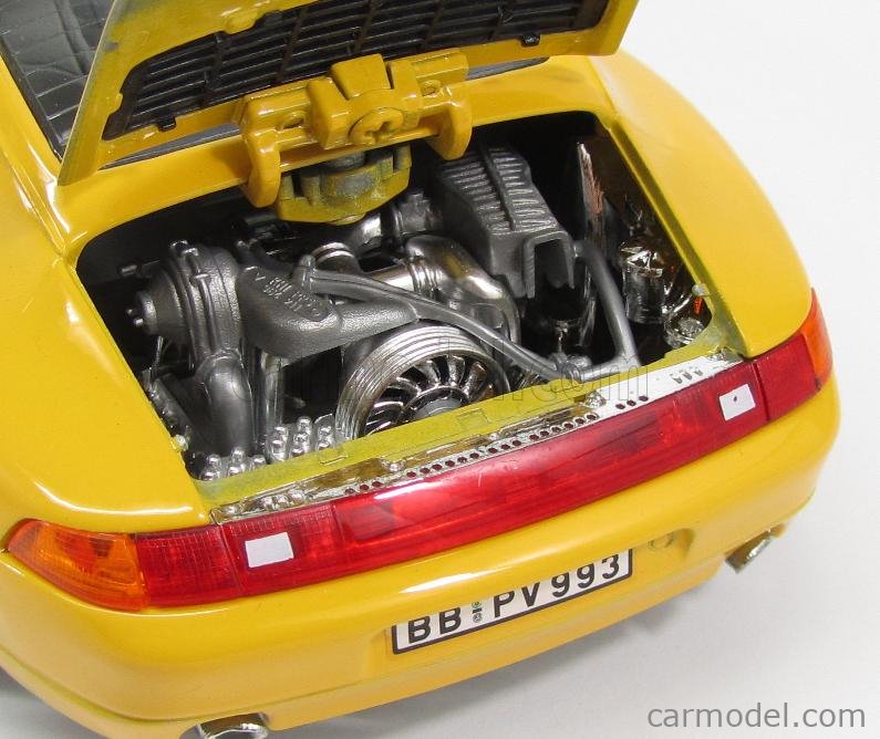 Miniature Porsche 993 Carrera 1/18 Burago Carrera Gt Le Mans 98 #72