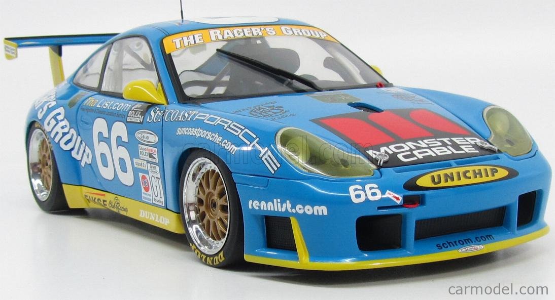 RARE Autoart Porsche 911 Gt3r Daytona 24h GT Class Winner #66 2002 1 18 Diecast for sale online