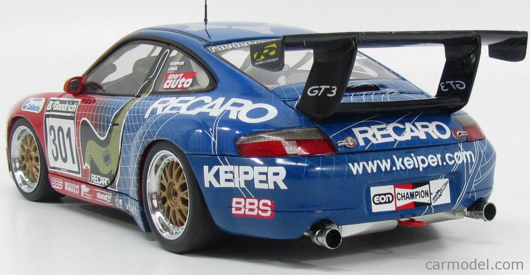 Autoart 1/18 Porsche 911 GT3 R ポルシェ 2006 PORSCHE CARRERA 911 (997) GT3 RSR BLOOMBERG RACING #98
