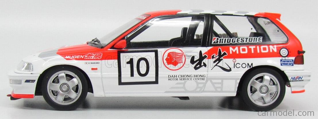TRIPLE9 T9-1800103 Scale 1/18 | HONDA CIVIC EF-9 N 10 IDEMITSU