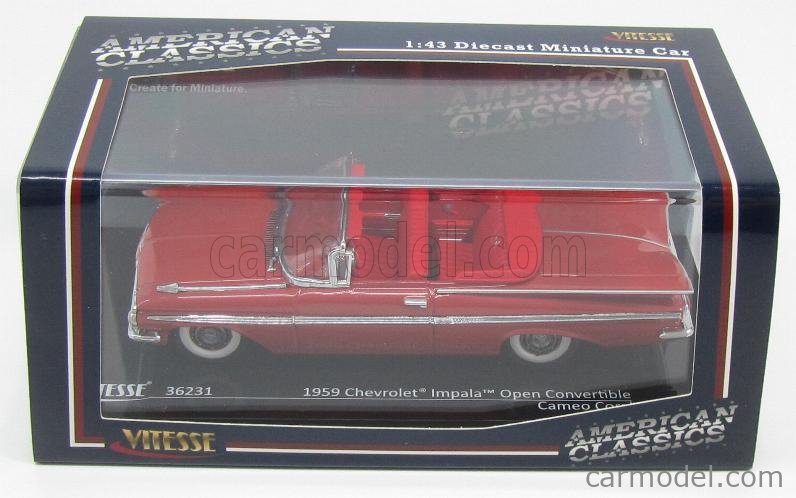 大学生協のスーツ提携店割引 Scale 36231 VITESSE 1/43 OPEN CONVERTIBLE IMPALA CHEVROLET | 乗用車