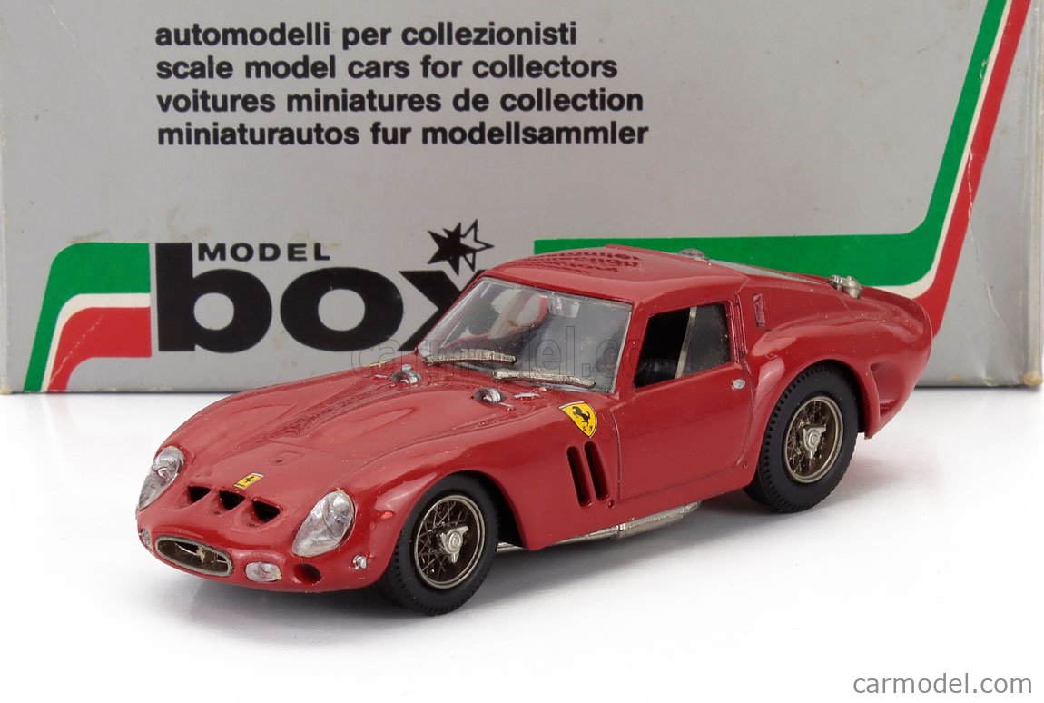 ミニカー 1/43 Model BOX 8401 FERRARI 250 GTO 62 BOX-MODEL 8401 Scale 1/43 | FERRARI 250 GTO COUPE 1962 RED