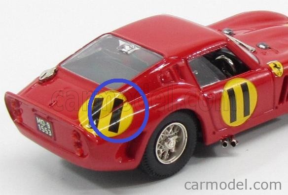1/43 Model BOX フェラーリ 250 GT Stradale BBR 1/43 Ferrari 250 GTO 3589GT Victoria High School 1965