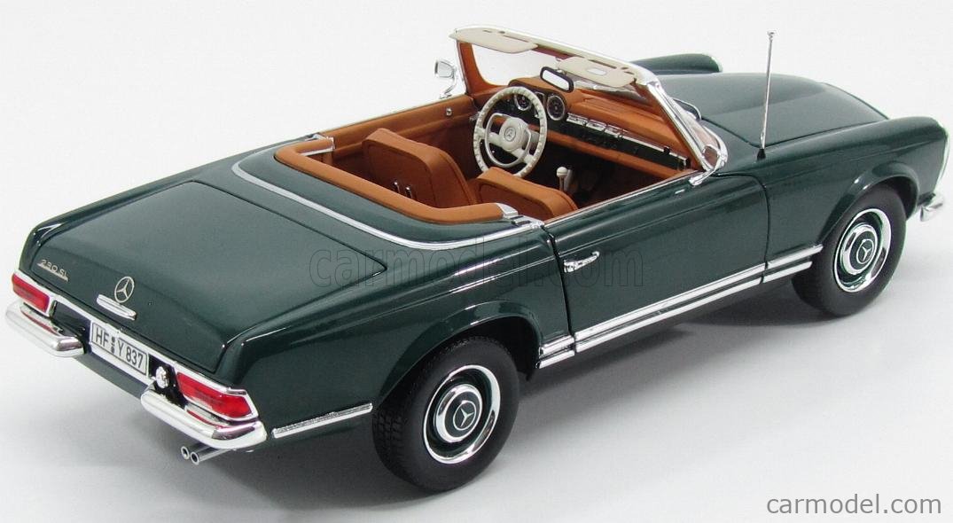 Mercedes-Benz 230 SL Spider 1963 Dark Red 1/18 Norev 183766