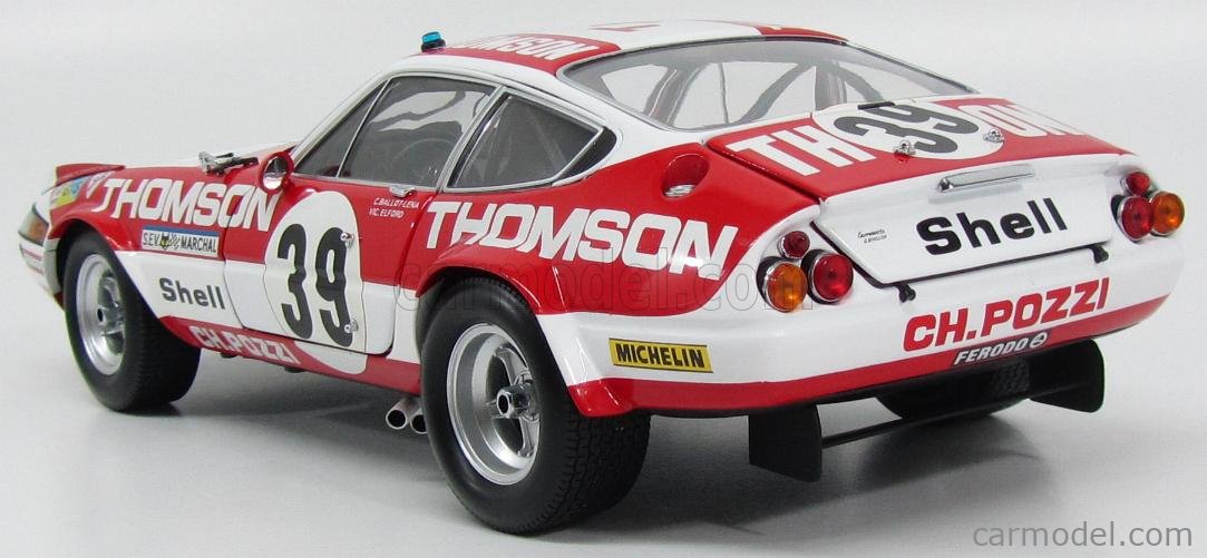 FERRARI - 365 GTB/4 COMPETIZIONE TEAM AUTOMOBILES CHARLES POZZI THOMSON N  39 WINNER GT CLASS 24h LE MANS 1973 C.BALLOT-LENA - V.ELFORD