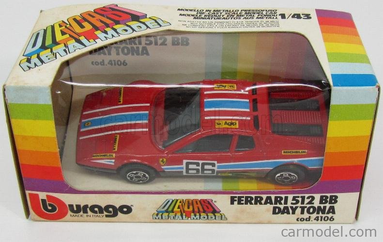 modellino ferrari 512BB BURAGO 