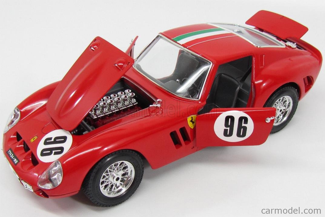 1/18 BURAGO Scale Diecast 3311 FERRARI 250 GTO 1962 White