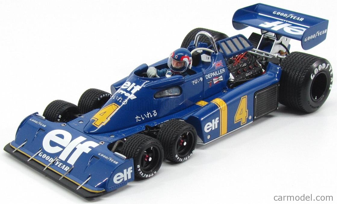 EXOTO EXO97043 Scale 1/18 | TYRRELL F1 P34 FORD ELF N 4 2nd JAPAN 