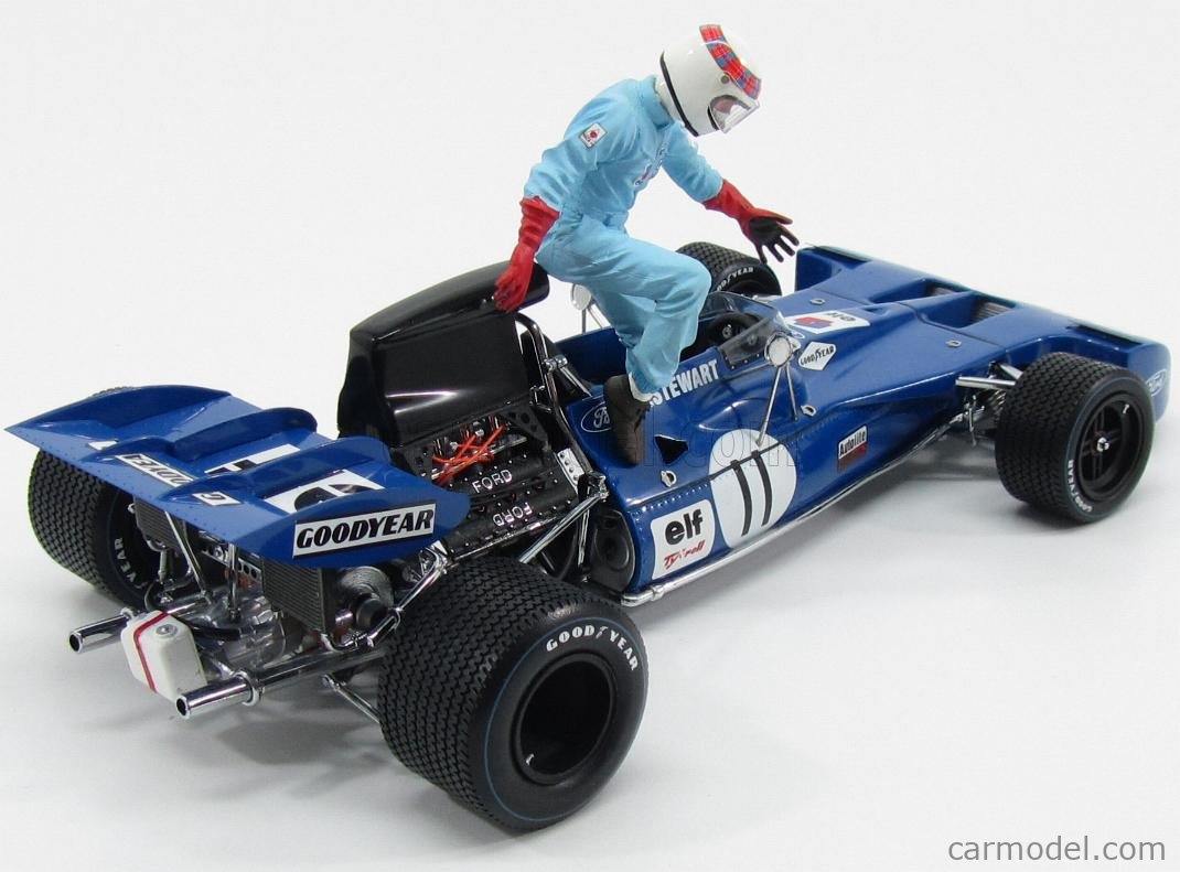 TYRRELL - F1 FORD 003 N 11 WINNER CANADA GP JACKIE STEWART 1971 WORLD  CHAMPION - WITH DRIVER FIGURE