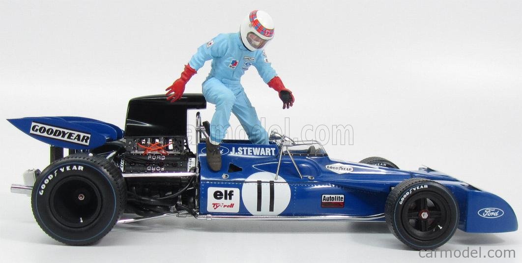 TYRRELL - F1 FORD 003 N 11 WINNER CANADA GP JACKIE STEWART 1971 WORLD  CHAMPION - WITH DRIVER FIGURE