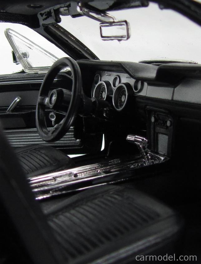 Maisto 31166bk 1967 Ford Mustang GTA Fastback Noir 1-18 voitures