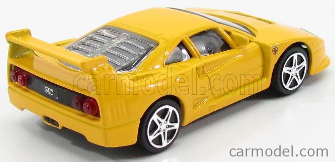 BURAGO 18-31125Y Scale 1/43 | FERRARI F40 1987 YELLOW