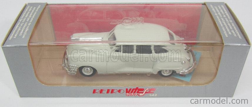 Miniature Vitesse 1/43 - Chrysler Windsor Police 1947 - Très Bon état Avec Boîte