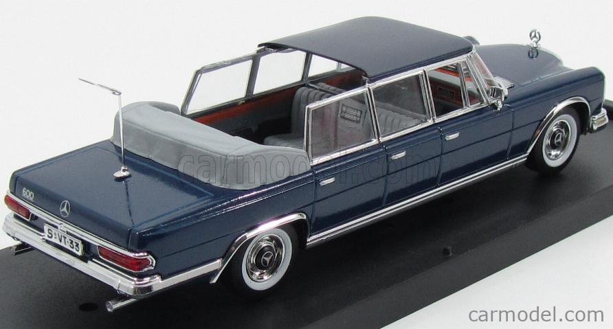 Sun Star 1/18 - Mercedes 600 Landaulet 1966 - Noir - Réf 2203 - Occasion