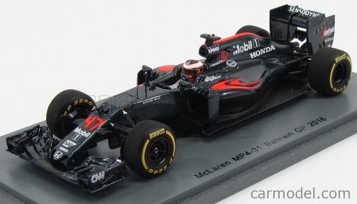 Voiture Miniature McLaren MP4-31 Vandoorne GP De Bahreïn 2016 - 1/43 Minichamps - Occasion
