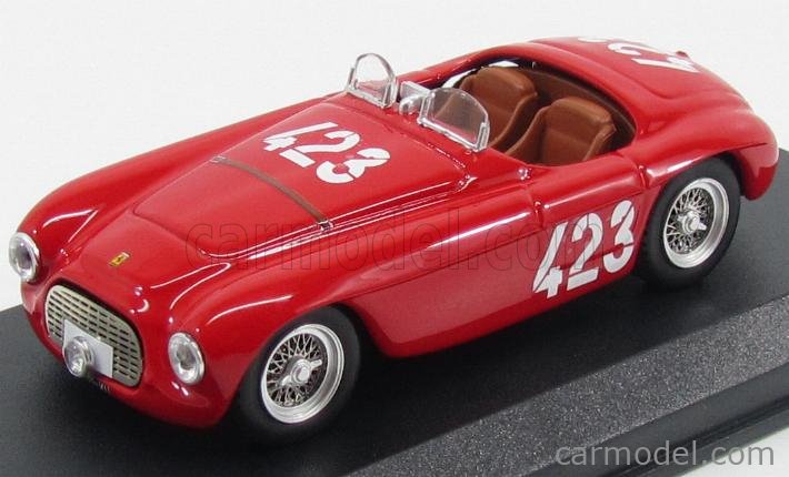 Ferrari 166Mm Barchetta Spider Winner Giro Sicilia 1952 Art Model 1:43 ART345 Mo 