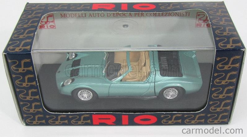 RIO-MODELS R9 Scale 1/43 | LAMBORGHINI MIURA ROADSTER 1968 LIGHT