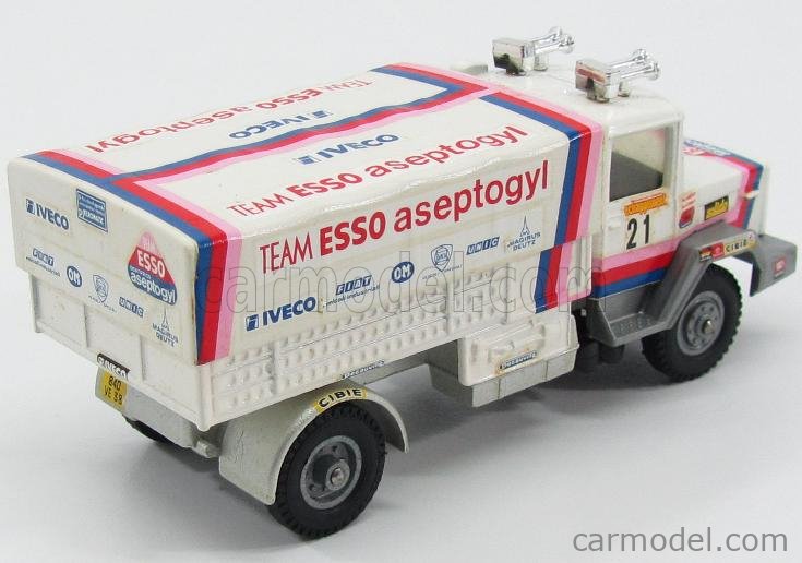 Boîte D'origine VIDE Pour Camion Solido Iveco Rallye 5/5 Transafrica 80 - Échelle 1/43 - Vintage