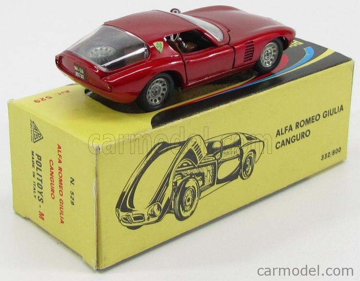 POLITOYS POLISTIL POLMS529 Scale 1/43 | ALFA ROMEO GIULIA