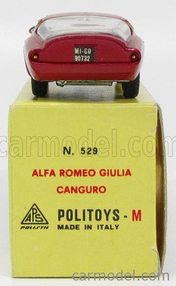 POLITOYS POLISTIL POLMS529 Scale 1/43 | ALFA ROMEO GIULIA