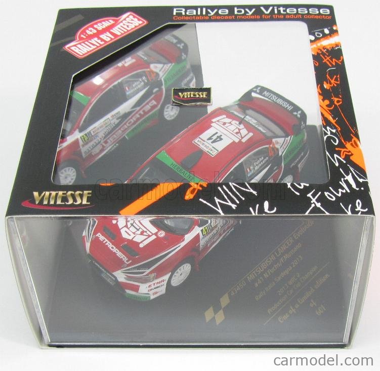 VITESSE 43450 Scale 1/43 | MITSUBISHI LANCER EVOLUTION X N 41